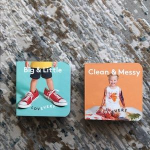 Lovevery clean messy big and little 2 books bundle